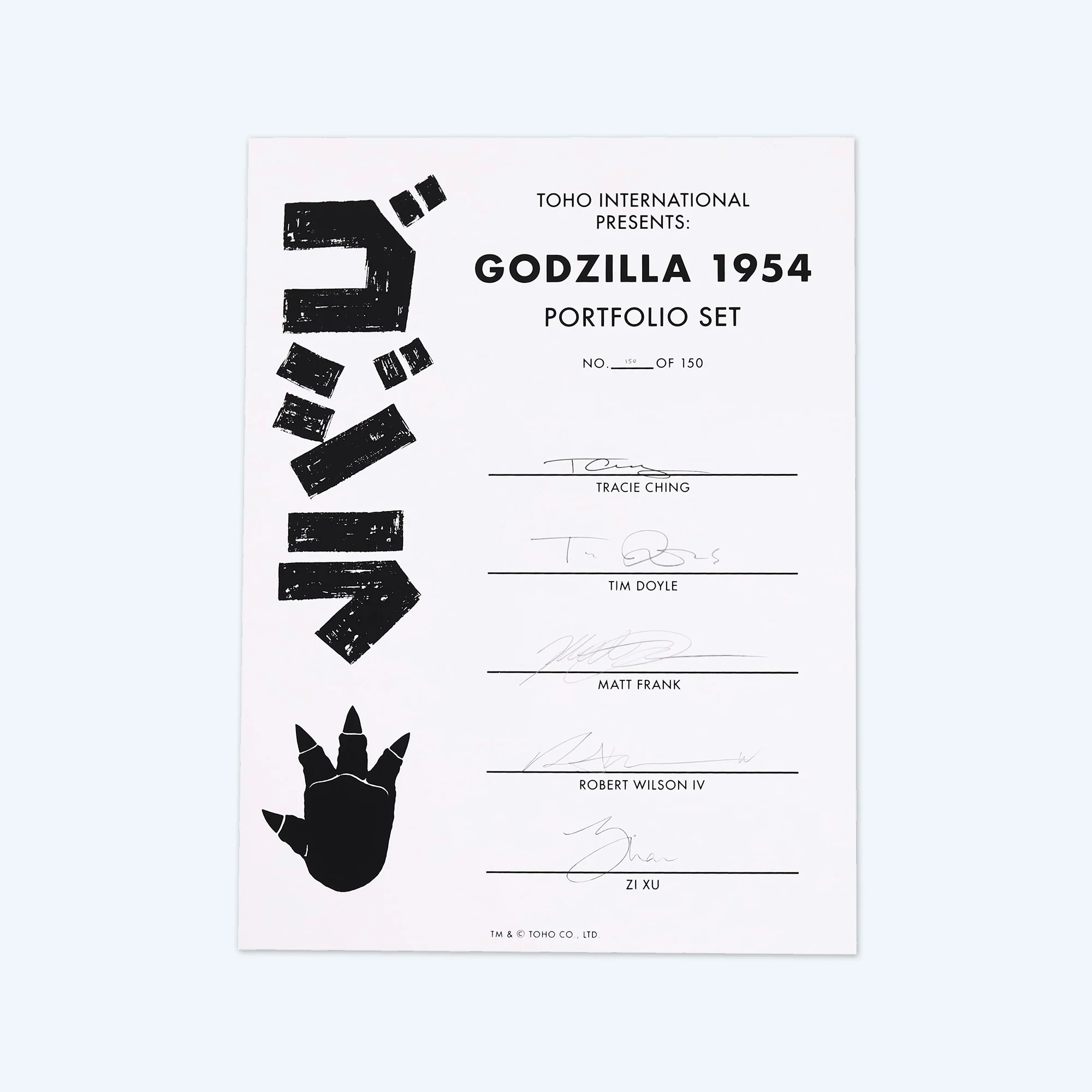 Godzilla 1954 Print Portfolio 6-Pack - Image 10