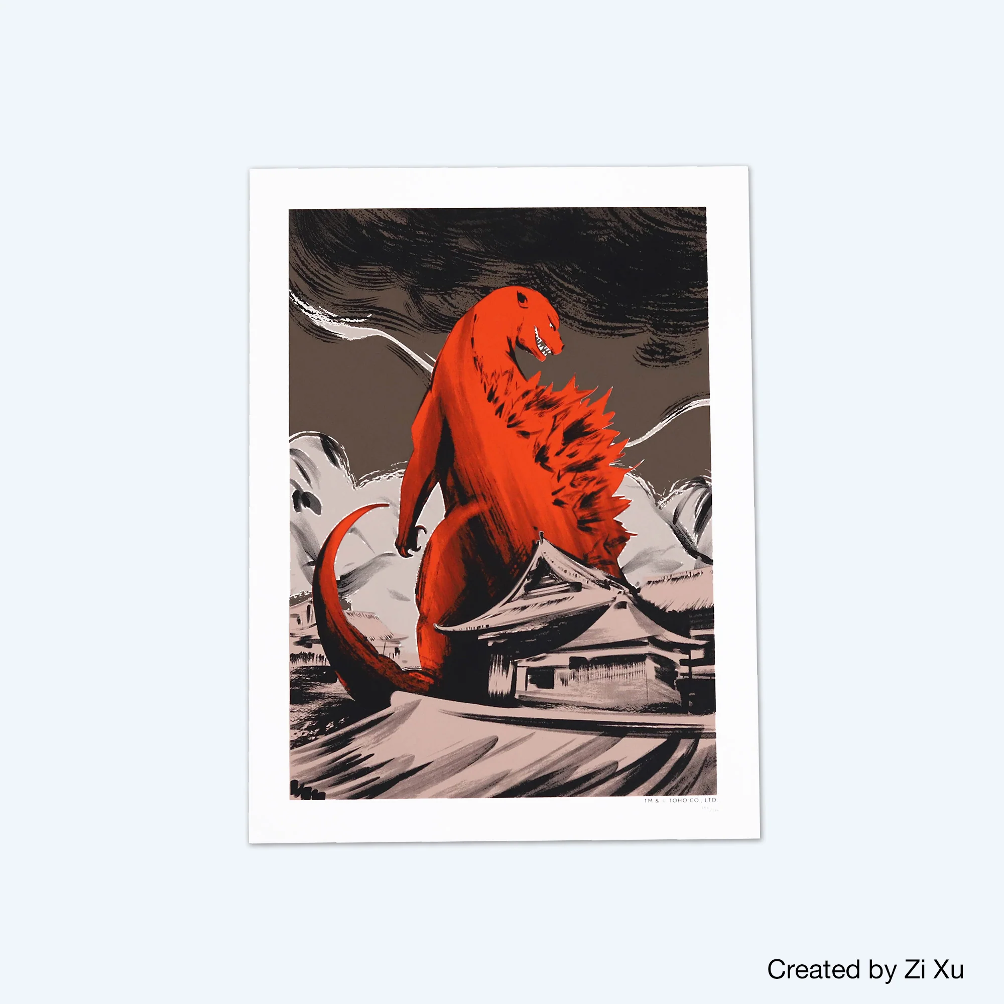 Godzilla 1954 Print Portfolio 6-Pack - Image 5
