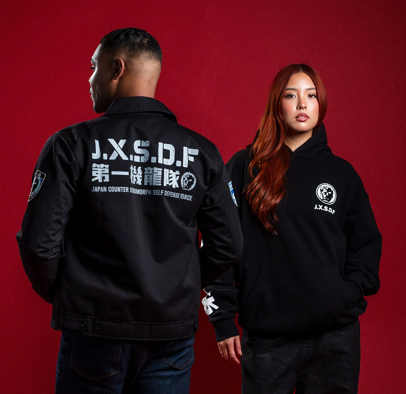 Godzilla JXSDF Black Jacket - Image 10