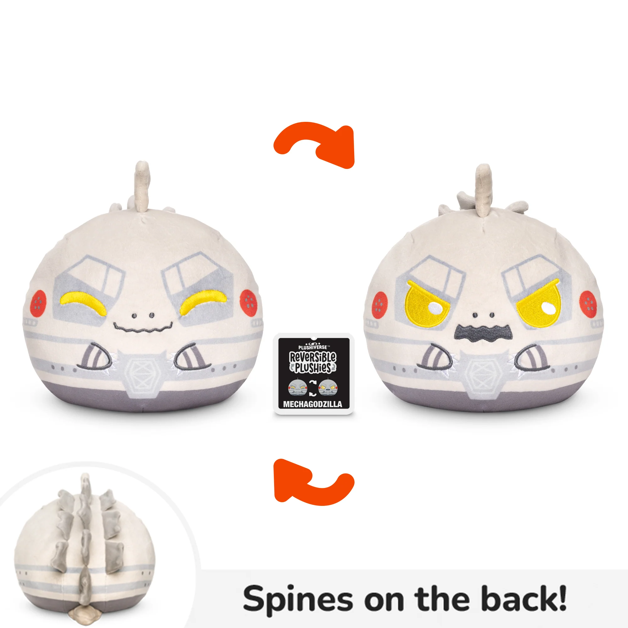 Mechagodzilla Teeturtle 6" Reversible Plushie - Image 3