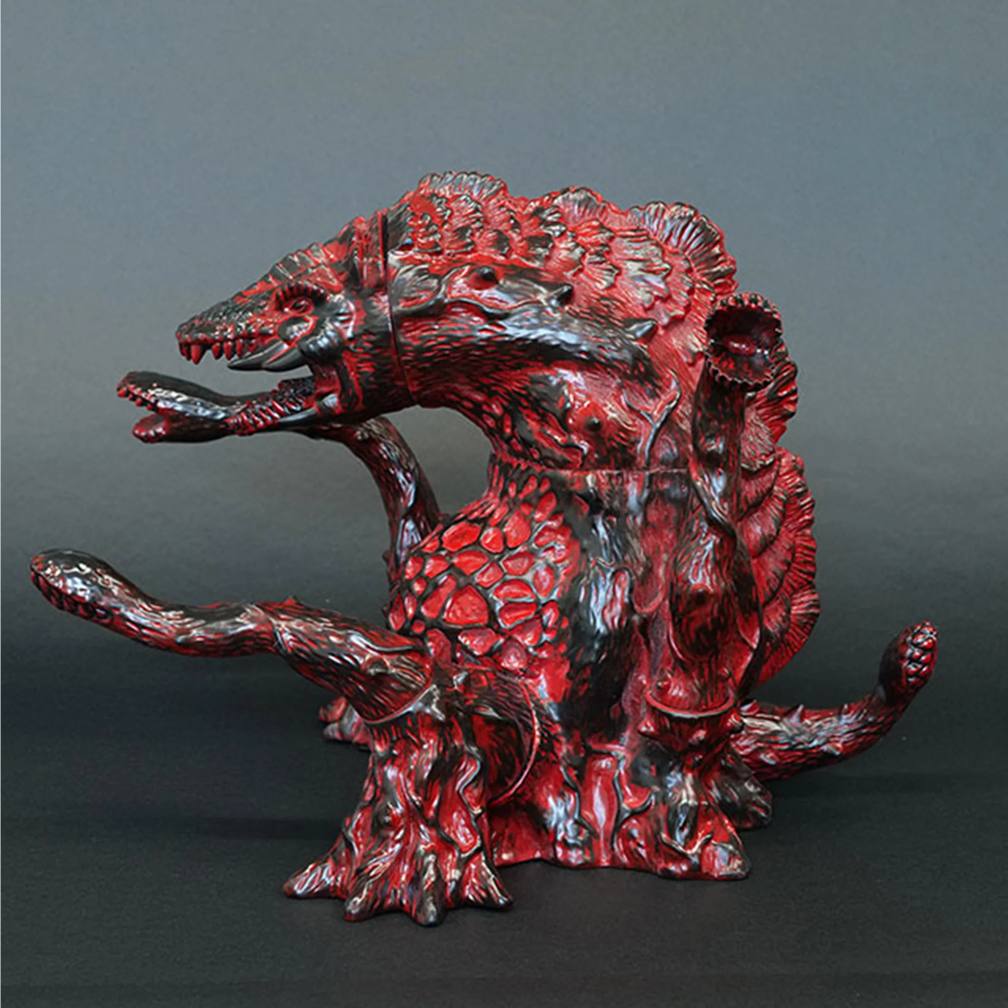 Marusan Biollante (1989) Devil Red Sofubi - Image 4