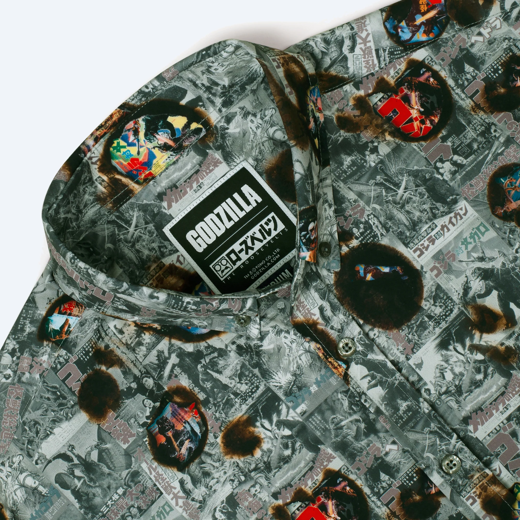 RSVLTS "Silver Screen Scorcher" Button-Up - Image 5